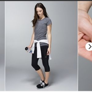 Lululemon Cut the Crop Leggings Black